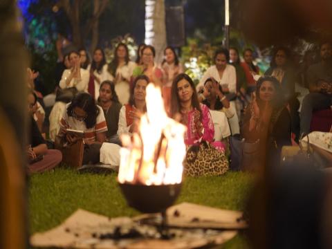 Holistic Bonfire at Manifest 2024, Goa